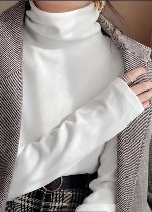 Белый гольф/ водолазка