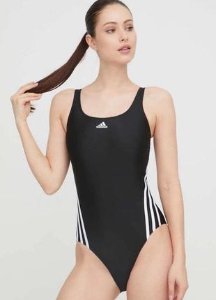 Купальник суцільний з лампасами adidas