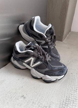 New balance 9060 grey white кроссовки Deblence 9060