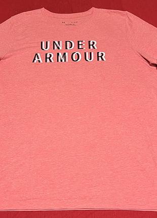 Оригинальная хлопковая футболка under armour р.l/xl в идеале