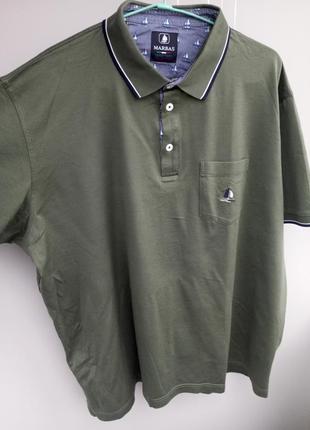 Мужская футболка поло marbas xxxl 100% cotton