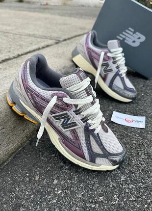 Кросівки нью баланс 1906 беж фіолет new balance 1906r beige marime