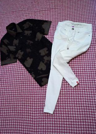 Рубашка на лето с коротким рукавом