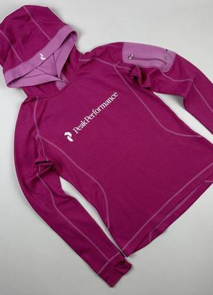 Спортивное женское худи peak performance