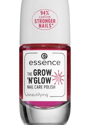 Новый укреплительный лак для ногтей the grow’n’glow nail care polish