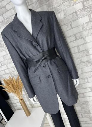 Удлинненый пиджак шерсть