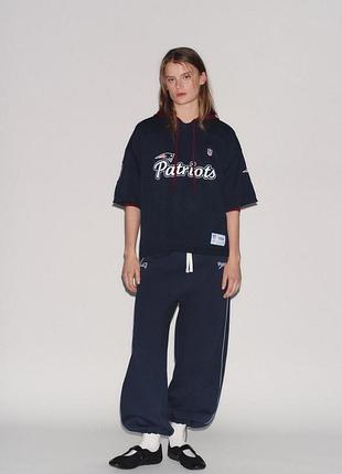 Спортивные штаны синие плюшевые zara new
