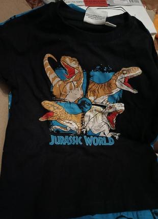 Набір футболок для хлопчика jurassic world