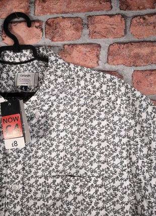 Рубашка летняя на короткий рукав гавайка пляжная гавайская george