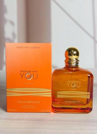 Armani stronger with you amber