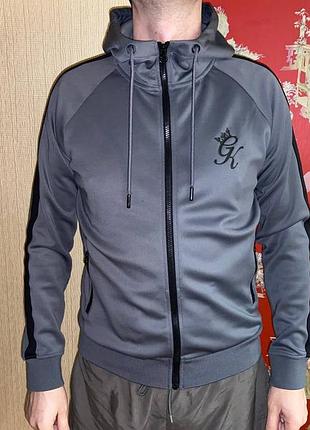 Мужская спортивная кофта с капюшоном худи gym king p.l