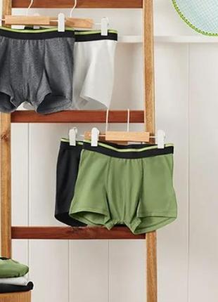 1 шт роскошные удобные хлопковые трусы боксеры для мальчика от tcm tchibo чибо, нитевичка, 122-128 см