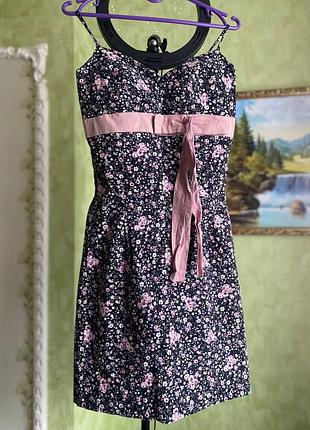 Сукня у квіточку сукня у квітковий принт сукня з бантиком сукня з бантом