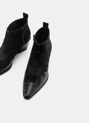 Zara козаки сапожки боти