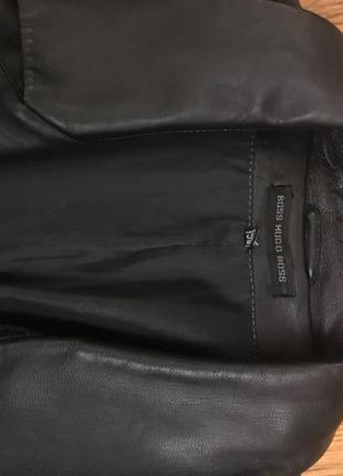 Hugo boss оригінальний шкіряний плащ