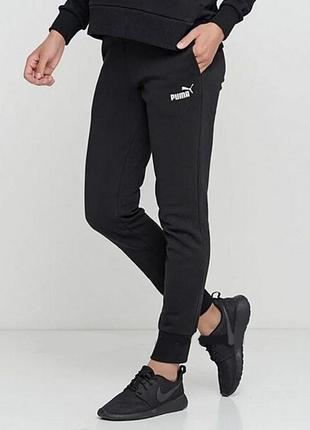 puma Marathon штаны брюки спортивные джоггеры ess sweat pants black cotton