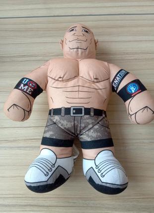 Плюшевая озвученная фигурка wwe brawlin' buddias john cena