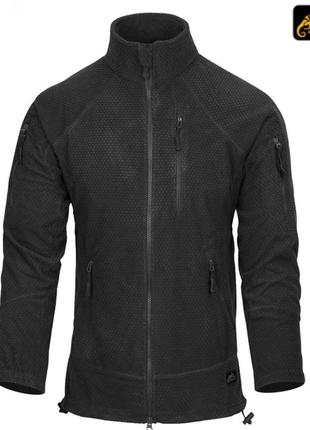 Флисовая кофта helikon alpha tactical - black