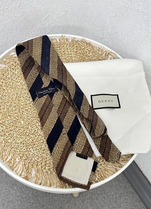 Винтажный шелковый галстук, галстук dior♥️