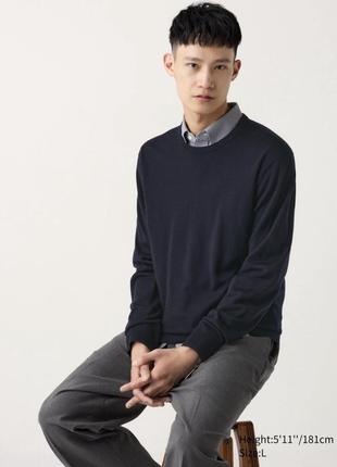 Джемпер uniqlo, вовняний светр