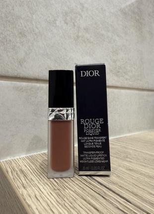 Dior rouge dior forever liquid матова помада-крем