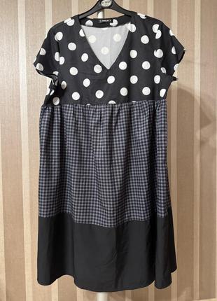 🥰 платье в горошек / клетку l 4
