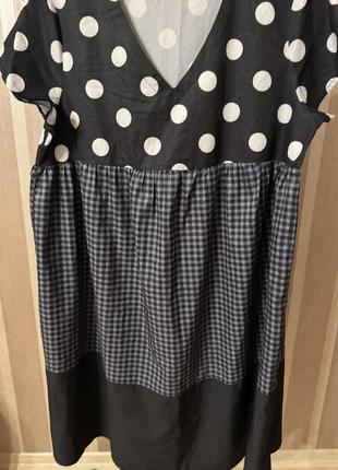 🥰 платье в горошек / клетку l 5