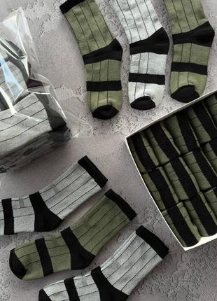 Зимові тактичні чоловічі шкарпетки набір 15 пар у коробці носки