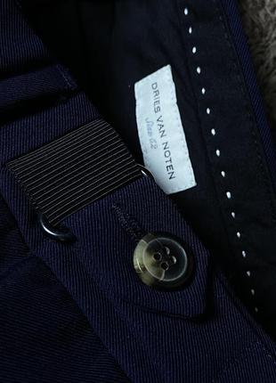 Укороченные дизайнерские брюки dries van noten7 фото