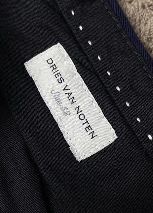 Укороченные дизайнерские брюки dries van noten8 фото