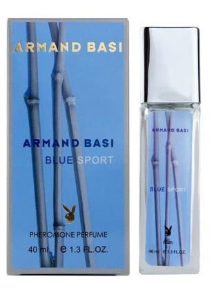 💙armand basi blue sport💙 тестер с феромонами мужской 40 мл