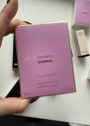 Нові парфуми оригінал з англії chanel chance eau tendre 50 мл