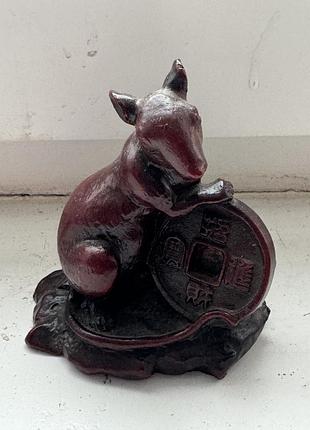 Статуэтка крысы  китайская винтаж