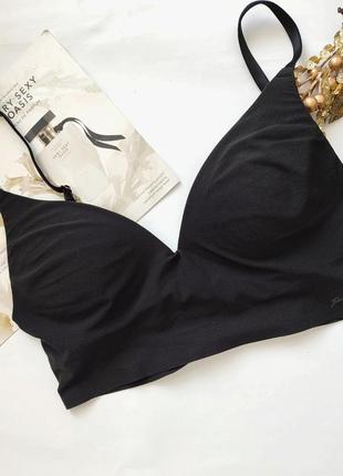 Бюстгальтер топ без косточек victoria's secret xs pink 34 70a 70b 70c