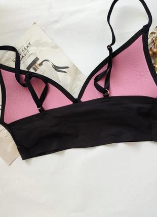 Бюстгальтер топ без косточек victoria's secret xs pink 34 70a 70b 70c2 фото