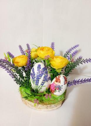 Пасхальная композиция, Пасхия композиция, большая весенняя композиция,великодные яйца