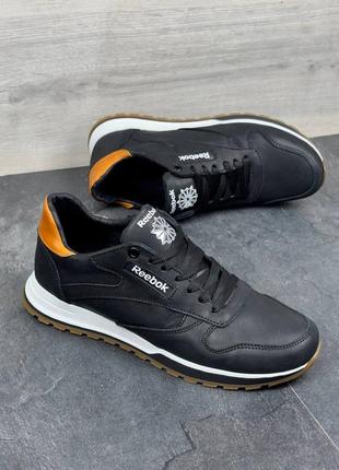 Мужские кожаные кроссовки reebok