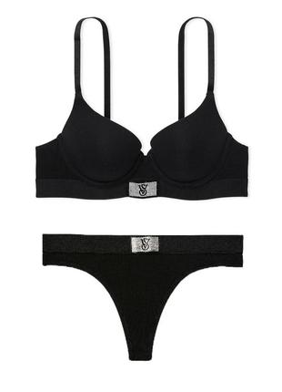 Комплект белья пушап victoria's secret виктория сикрет оригинал