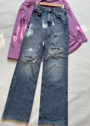 Джинсы клеш zara размер 26-27
