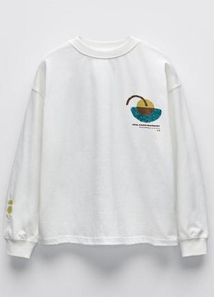 Лонгслив кофта реглан zara