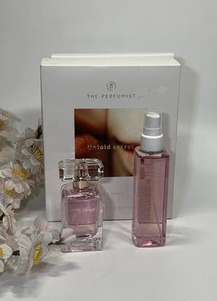 Парфюмерный набор the perfumist untold secret (eau de parfum 50 мл + body mist 100 н1647  роскошный