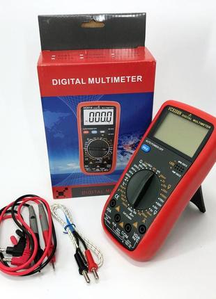 Цифровой профессиональный мультиметр vc9208n тестер вольтметр + термопара, хороший мультиметр