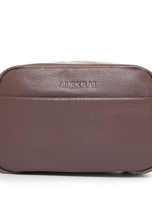 Сумка шкіряна жіноча клатч alex rai bm 3801-12 purple
