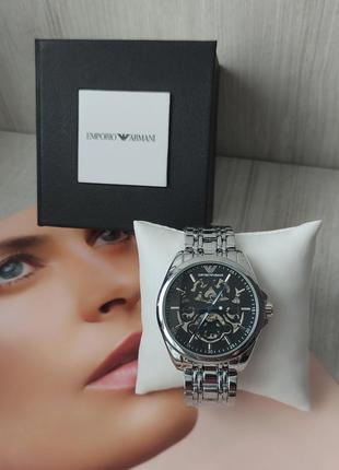 Мужские часы emporio armani silver механика