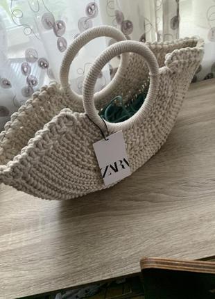 Сумка корзина zara оригинал