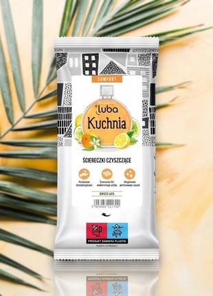 Luba comfort вологі серветки для прибирання кухні парфумовані 32 шт.