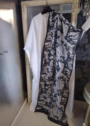Max mara weekend оригинал хлопок крутой палвнтин шарф накидка пврео