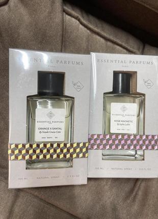 Комплект из двух флаконов   parfums orange x santal парфумована вода унісекс, 100 мл