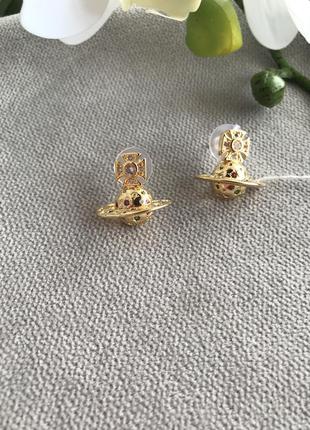 Сережки в стилі vivienne westwood2 фото