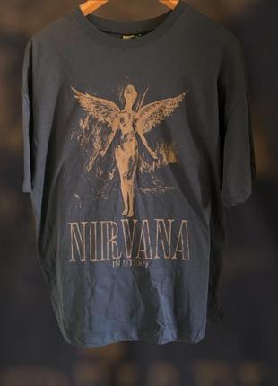 Футболка nirvana, мерч